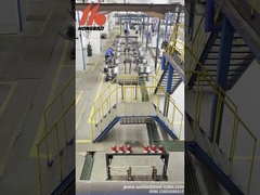 Линия нанесения покрытия на трубку для холодильника